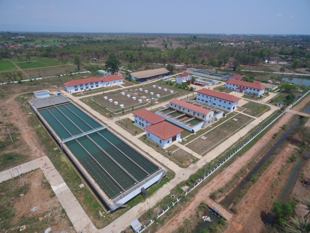 老挝首都万象东马凯水处理厂改扩建项目净水厂区